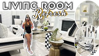 *New 2025 ** MODERN LIVING ROOM MAKEOVER & REFRESH | SUMMER TO FALL HOME DECOR IDEAS