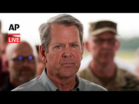Video Thumbnail: LIVE: Georgia Gov. Brian Kemp holds a press conference on wildfires