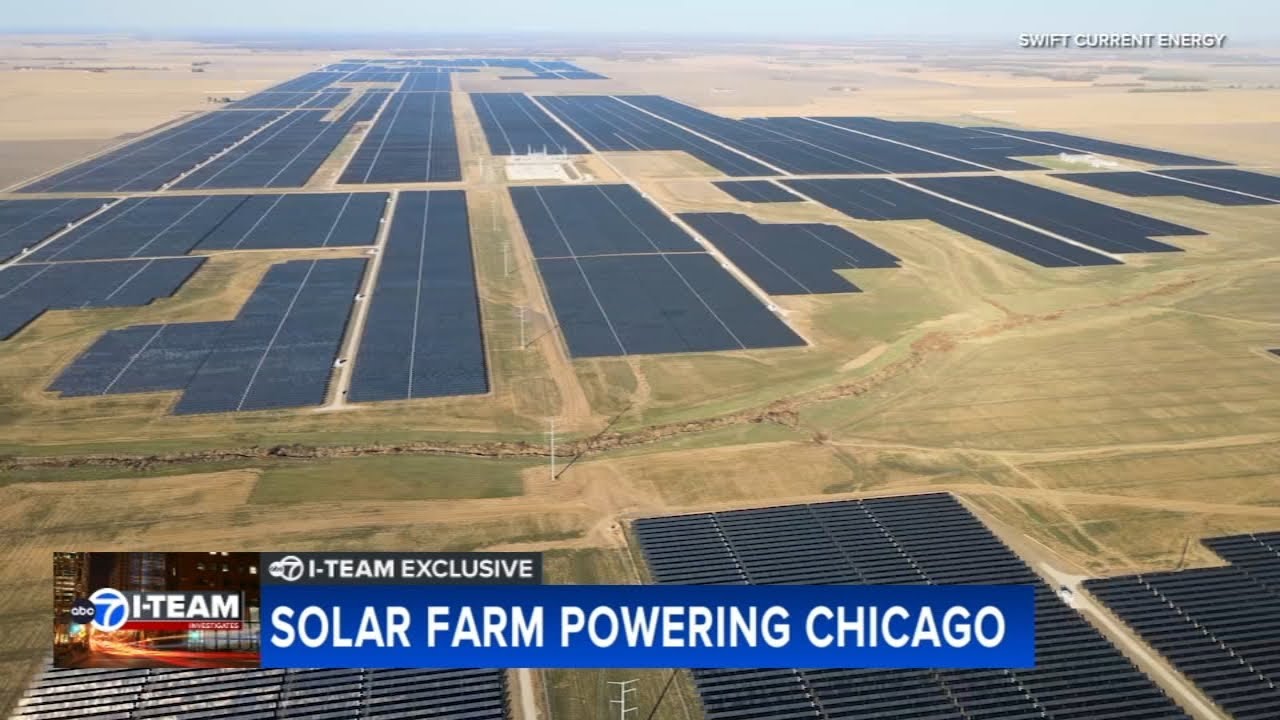 ABC7 I-Team gets exclusive 1st look at massive Illinois solar farm powering Chicago