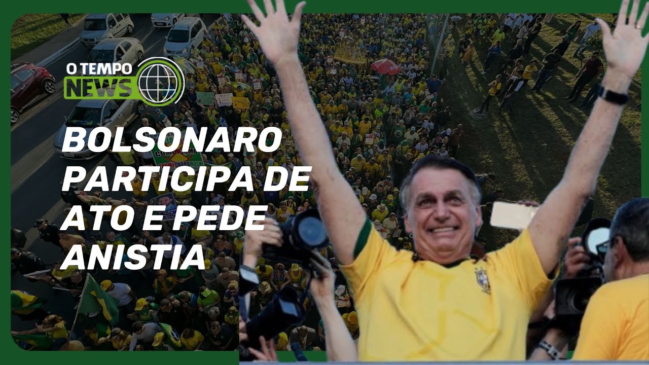 Bolsonaro questiona ‘poderosos’ em ato pró-anistia: ‘Como conseguem dormir em paz?’ | O TEMPO News