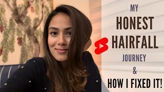 4 easy HACKS to REDUCE Hair-fall💁🏻‍♀️Watch Full Video for products! #shorts