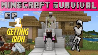 Smelting Success! Minecraft Survival Ep. 1 - From Ore to Iron Power!