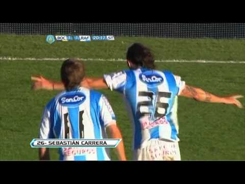 Gol de Carrera. Boca 1 - Rafaela 1. Torneo Inicial. Quinta Fecha. Fútbol Para Todos