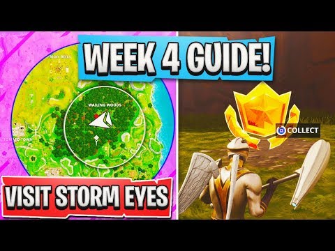 Fortnite WEEK 4 CHALLENGES GUIDE! - ALL WEEK 4 TIPS FAST! - Fortnite Battle Royale Week 4 Challenge