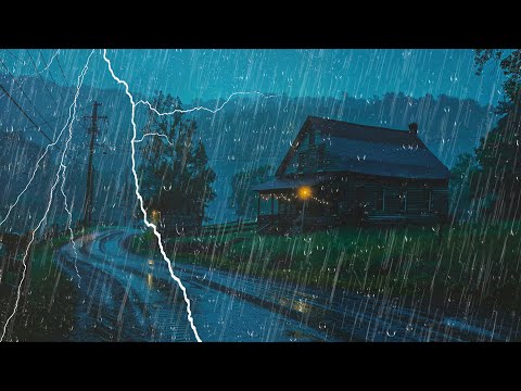 Goodbye Insomnia Instantly – Relaxing Rain and Thunder Sounds for Sleep