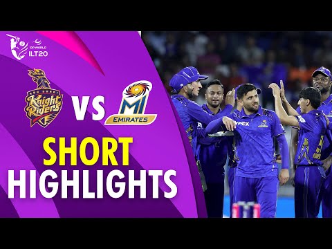 Short Highlights | ADKR vs MI Emirates | Qualifier 2 | DP World ILT20 | M3Y1J