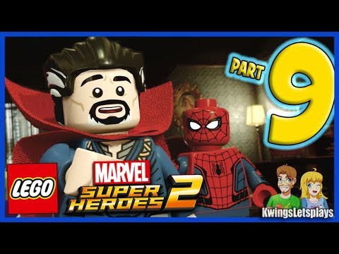Lego Marvel Super Heroes 2 Walkthrough Part 9 Dr Stange Rune to Maneuver
