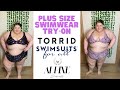 PLUS SIZE SWIMWEAR TRY ON TORRID SWIMSUITS FOR ALL ALPINE BUTTERFLY SWIM