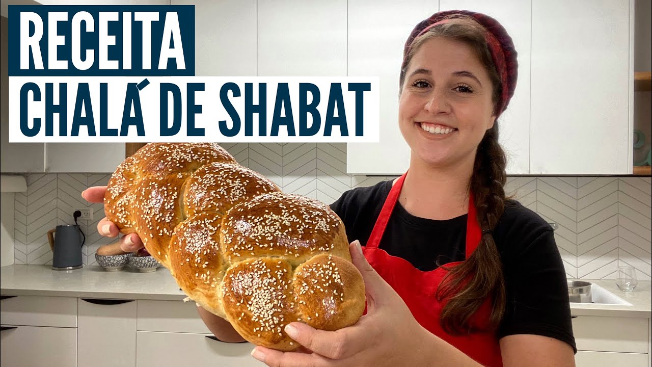 COMO FAZER CHALÁ? Receita fácil de pão em Israel (eng sub)