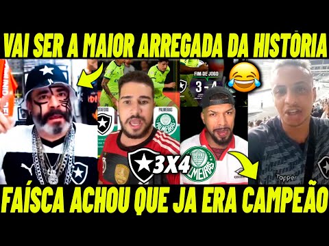 BOTAFOGUENSE EM CHOQUE COM A VIRADA "VAI SER A MAIOR ARREGADA DA HISTÓRIA DO FUTEBOL