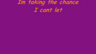 Air Supply -- Taking the Chance with Lyrics