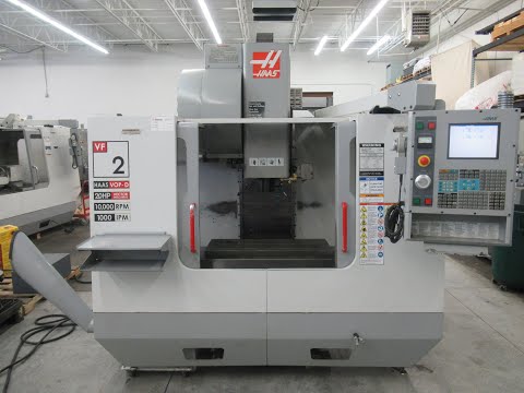 Haas VF-2 CNC VMC w/ Side Mount Tool Changer, 10K RPM Spindle & More www.machinesused.com