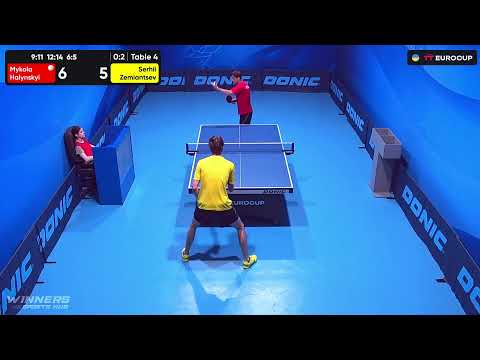 16:20 Mykola Halynskyi - Serhii Zemiantsev 28.07.2023 TT Euro.Cup Ukraine Star. TABLE 4