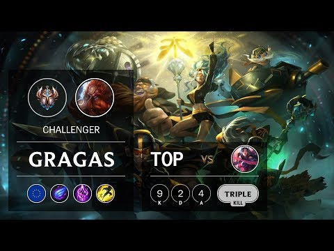 Gragas Top vs Irelia - EUW Challenger Patch 9.9