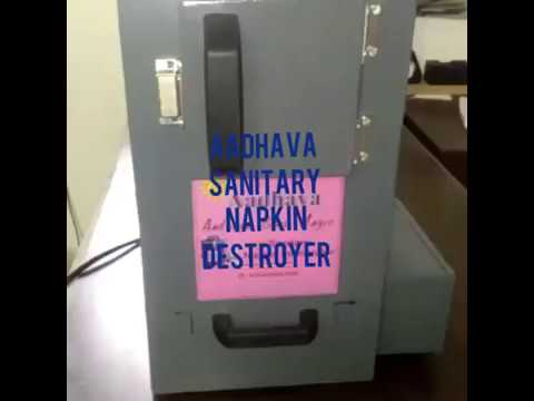 Eco-friendly Napkin Incinerator