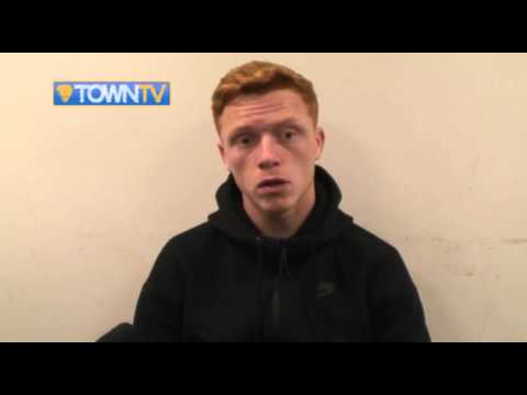 Ryan Woods pre Cambridge United home 14/15 - Town TV