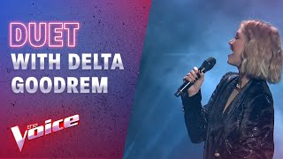 The Blind Auditions: Lucky Artist Sings On Stage With Delta Goodrem | The Voice Australia 2020