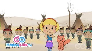 Ten Little Indians | Nursery Rhymes For Kids | Baby Songs | Happy Kids | Pattie and Pixie Show