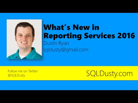 What's New in Reporting Services 2016