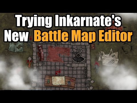 Trying Inkarnate's New Battle Map Editor and Talking Foundry/D&D!
