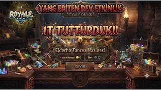 1T TUTTURDUM!!! ROYALE ONLİNE EJDERHA TANRISI HAZİNESİ ÇARKI FENA ETKİNLİK! #roy