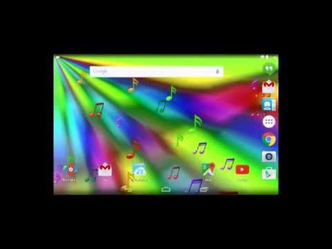 Colorful Musical Notes LWP Video