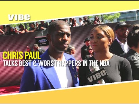 Chris Paul On The Best and Worst Rappers In The NBA On The BET Red Carpet