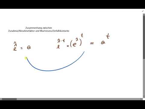 Abnahme/Wachstumsprozesse mit euler'schen Zahl