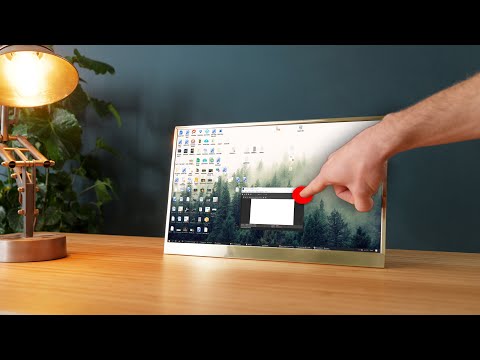 DIY USB-C Touch Monitor Is All Polished Brass