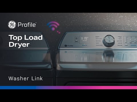 GE Profile Top Load Dryer with Washer Link image 1