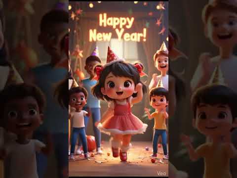 Happy New Year 2026 ✨🎊.    #happynewyear #aivideo #aidance #shortsvideo #viral #cartoon