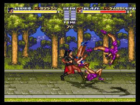 Streets of Rage Remake v5.1 Evil Elle Longplay Complete