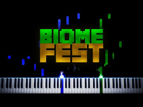 C418 - Biome Fest (from Minecraft Volume Beta) - Piano Tutorial