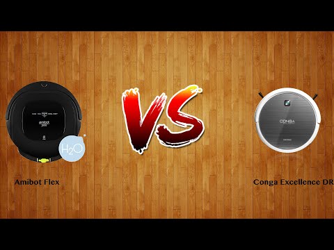 Amibot Flex vs Conga Excellence DRY   -  Robot Vacuum Comparison