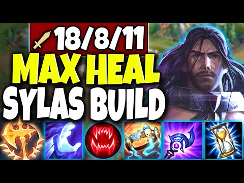 Sylas is like CHO'GATH with extra few steps 🔥 Max Heal Sylas EPIC GAME 🔥 LoL TOP Sylas s10 Gameplay