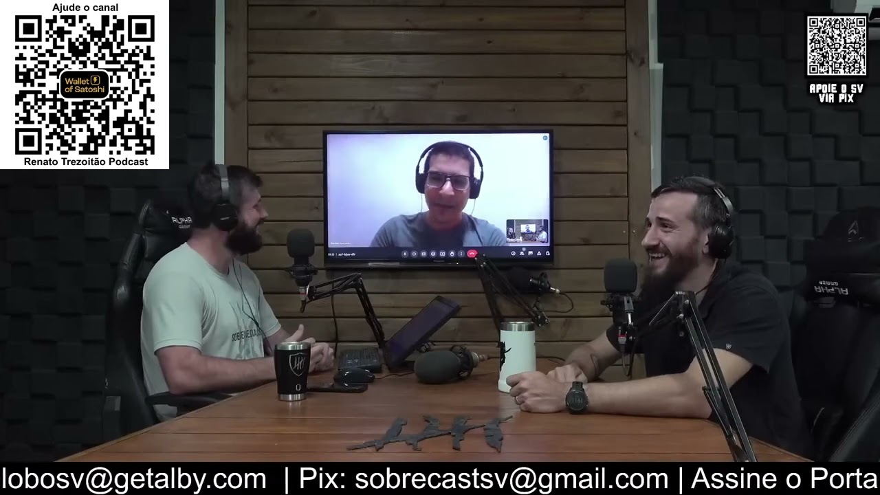 Renato Amoedo com Julio Lobo e Tiago no canal Sobrevivencialismo - Renato Trezoitão Podcast