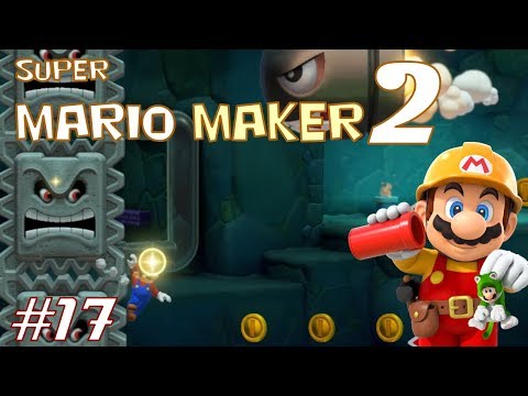 Super Mario Maker 2 - Non-commentary - Thwomp Wall Jump