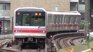 丸ノ内線02系後楽園駅到着・発車シーン2019年7月Part1（02-114F、02-138F）【バイノーラル録音BME-200】