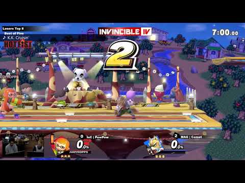 InC | PowPow Inkling vs MAG | Comet Fox - L. Top 8 - Invincible IV - SSBU Singles