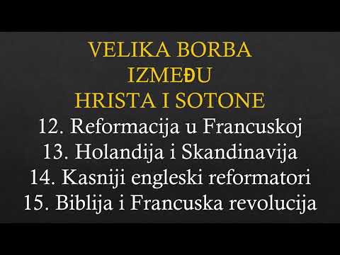 VELIKA BORBA IZMEĐU HRISTA I SOTONE  Reč Božja nastavlja snažno da razbija zablude ljudske tradicije