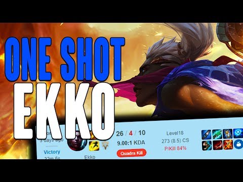 NEW ONE SHOT EKKO BUILD IS BUSTED! | DARK HARVEST EKKO BABBYYYYY