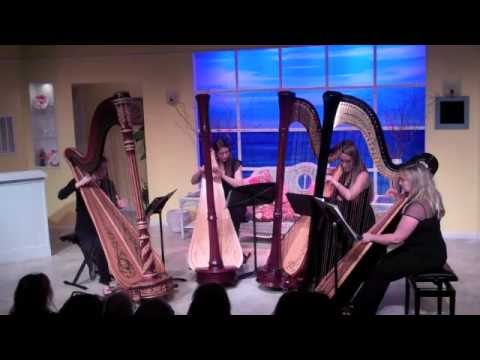 Chicago Harp Quartet- China Gates (Adams/arr. ML Williams)