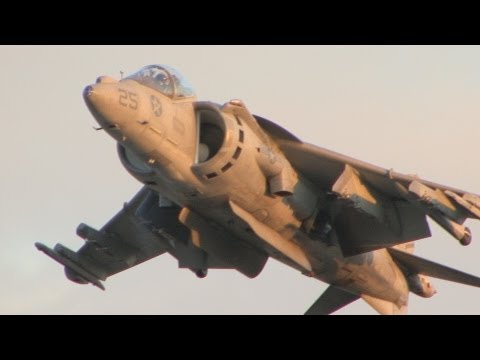 2011 MCAS Miramar Twilight Air Show - AV8B Harrier Demo