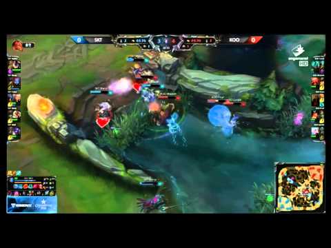 Insane Team Fight in SKT vs Koo Tigers with Faker Plays