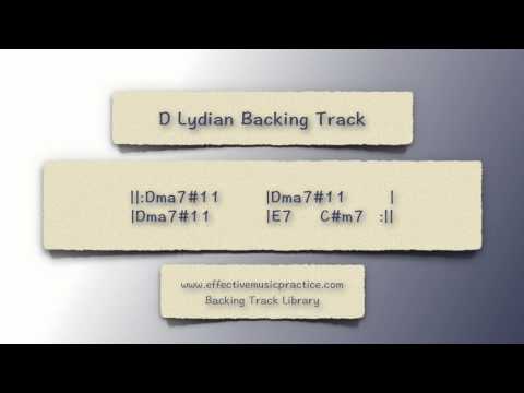 D Lydian Mode Backing Track