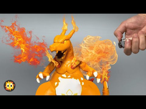 Gigantamax Pokemon Figures Making - Pikachu, Charizard, Venusaur, Pikachu, Eevee, cinderace