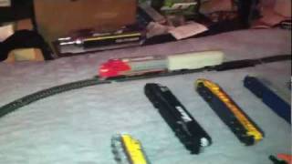preview picture of video 'N Scale Locomotive Roster'
