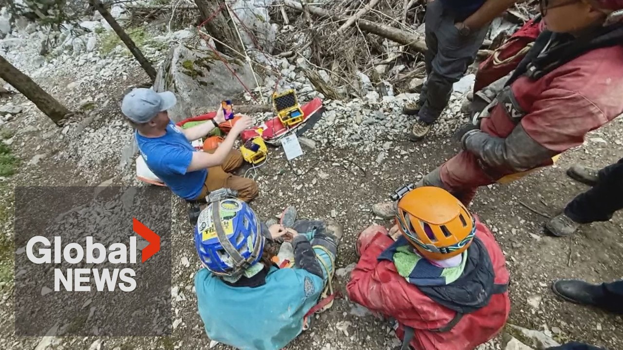 Video: Alberta rescuers deploy volunteer-built QDX-M cave radio in Canmore rescue