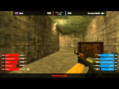 M5 vs fnatic Game 1 MSI Beat It! RU 2011 FINAL