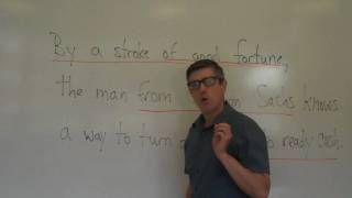 25.  Parsing a Sentence.  English Grammar Lesson